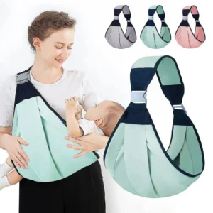 Baby Carrier Sling Wrap, Baby Carrier, Hands Free Baby Carrier, Adjustable 3D Baby Wrap Carrier
